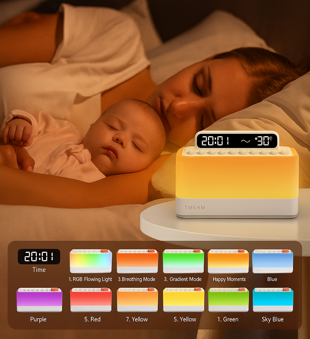Lumisleep 3-in-1 Natural Sound Machine: Soothing Sounds, Ambient Light, Bluetooth Speaker